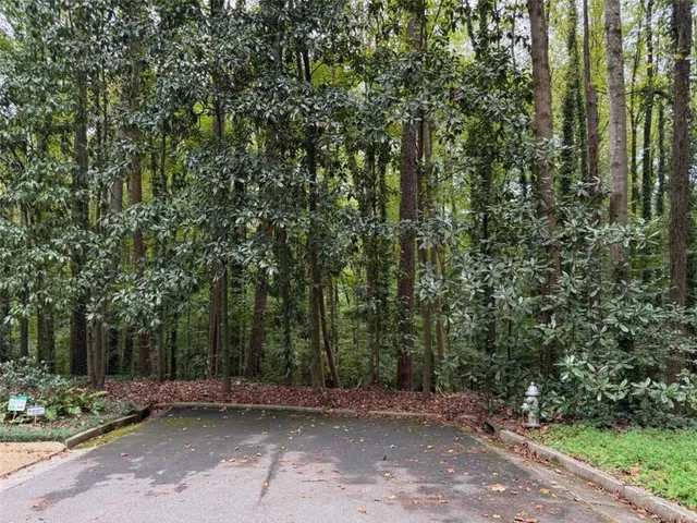 a view of outdoor space with trees