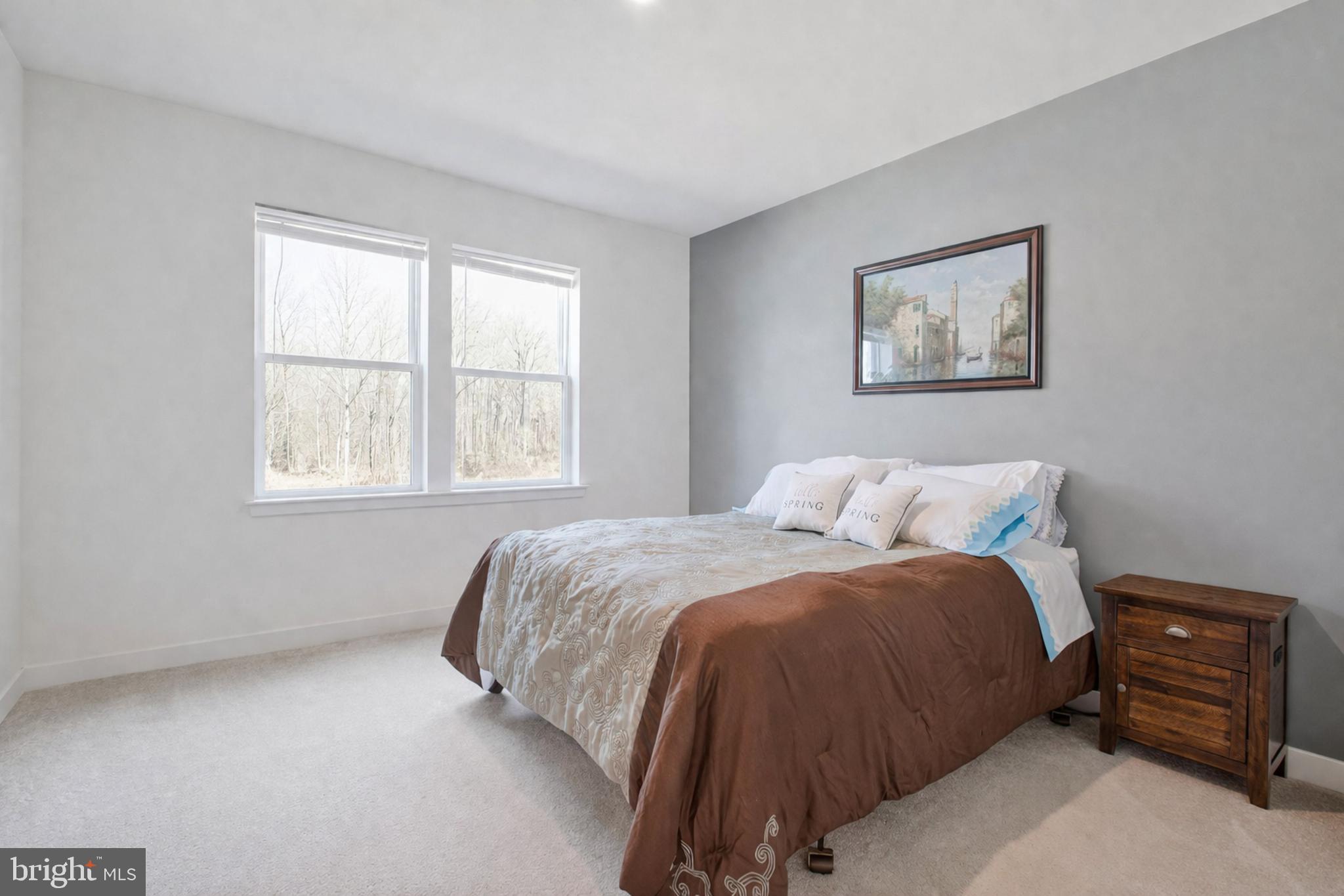 10401 Resort Road, Unit F Ellicott City, MD 21042 - Photo 5 of 13 a bed sitting in a bedroom next to a window