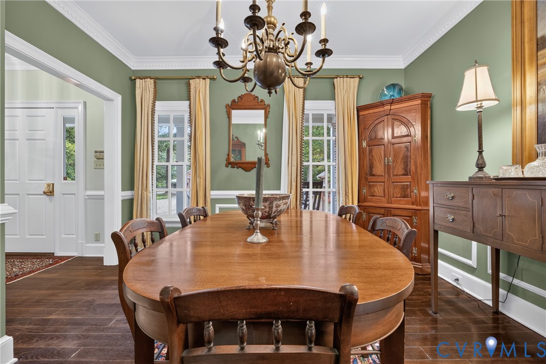 1108 Shallow Well Road Manakin-Sabot, VA 23103 - Photo 25 of 86 Hardwood-finish flooring, decorative crown molding