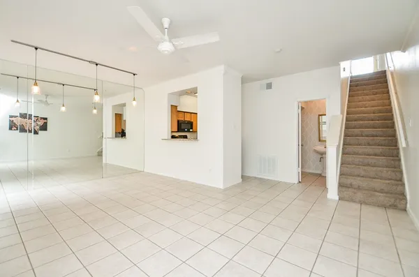 a view of front door