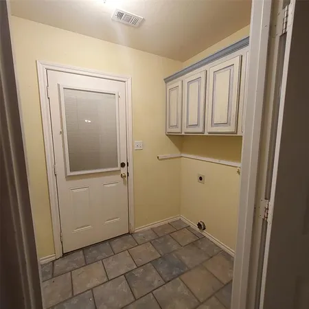 a view of a closet area