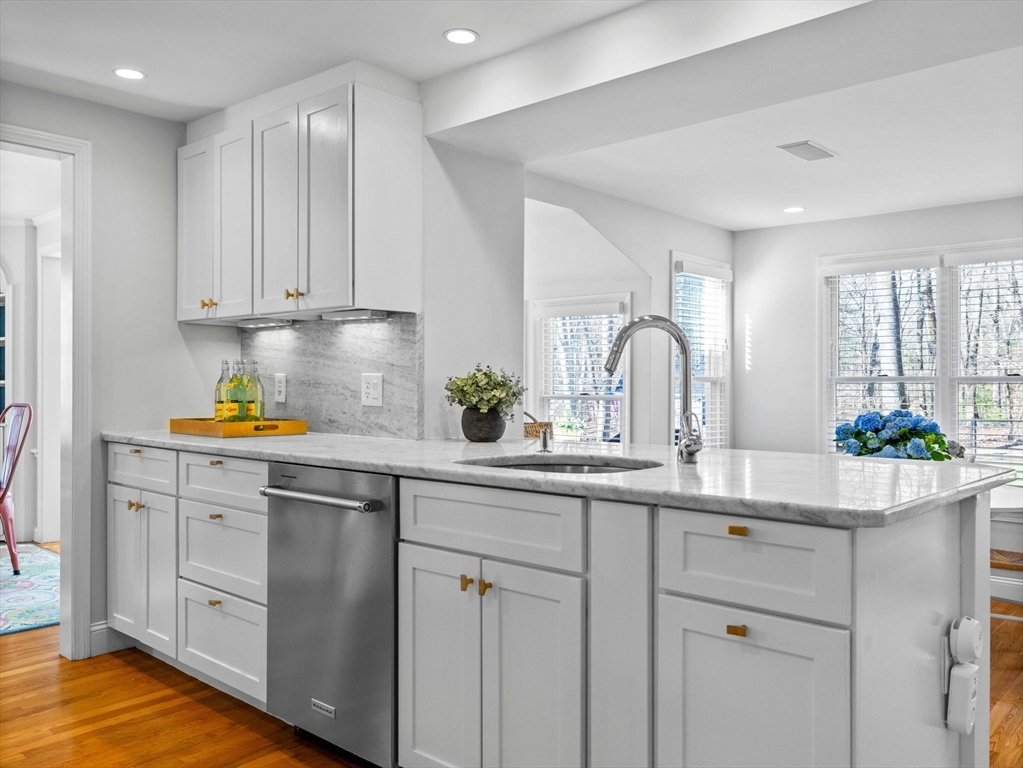 7 Madison Road Wellesley, MA 02481 - Photo 10 of 27 a kitchen with a sink cabinets and window