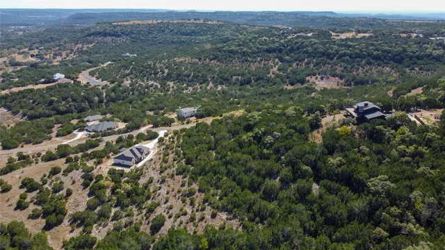 an aerial view of forest