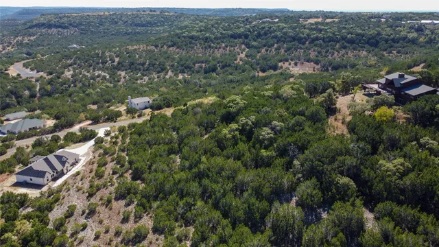 an aerial view of forest