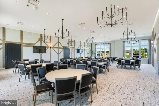 a view of a park with a tree in the background