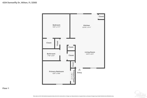 $214,000 | 4334 Damselfly Drive, Milton, FL 32583