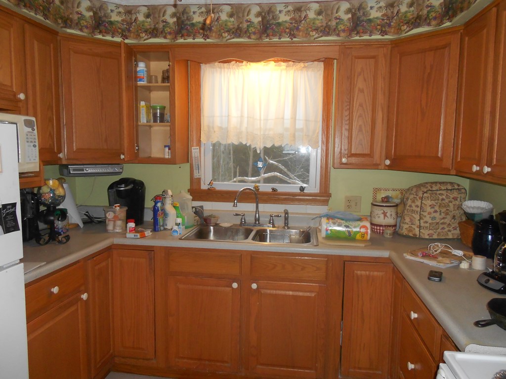 2863 Kinbahe Road Clarion, PA 16214 - Photo 6 of 11 a kitchen with sink a window and cabinets