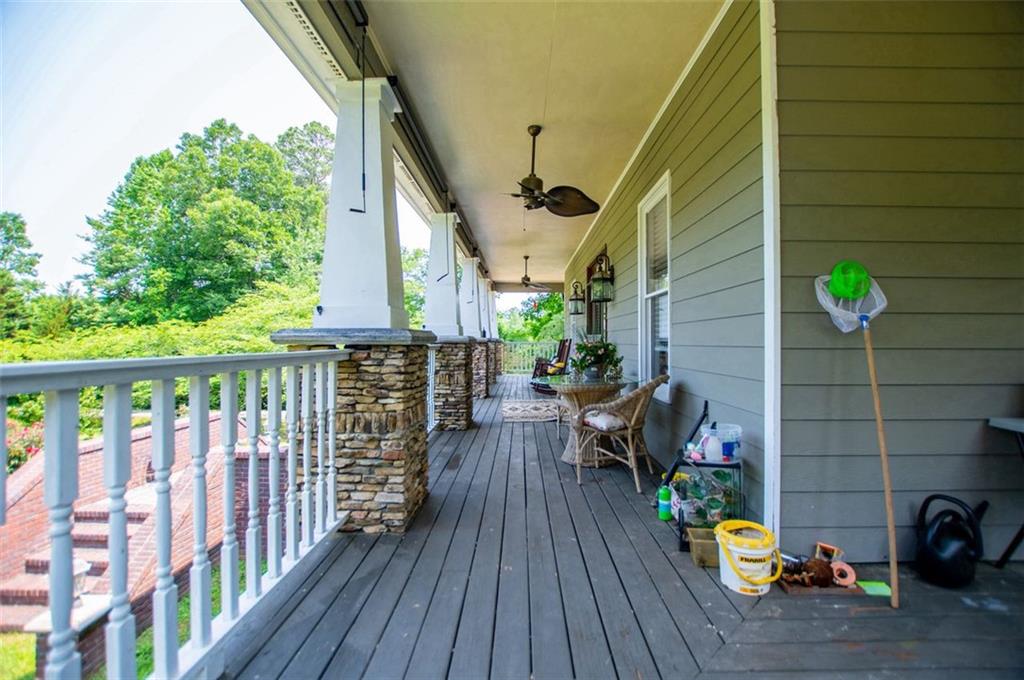 6919 Mt Zion Road Waco, GA 30182 - Photo 16 of 79 a view of deck with furniture and garden