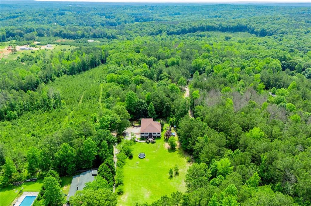 6919 Mt Zion Road Waco, GA 30182 - Photo 3 of 79 a view of a lush green forest with lots of trees