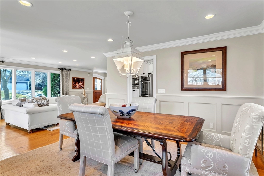 84 Willow Brook Road Longmeadow, MA 01106 - Photo 8 of 42 a view of a dining room with furniture window and outside view