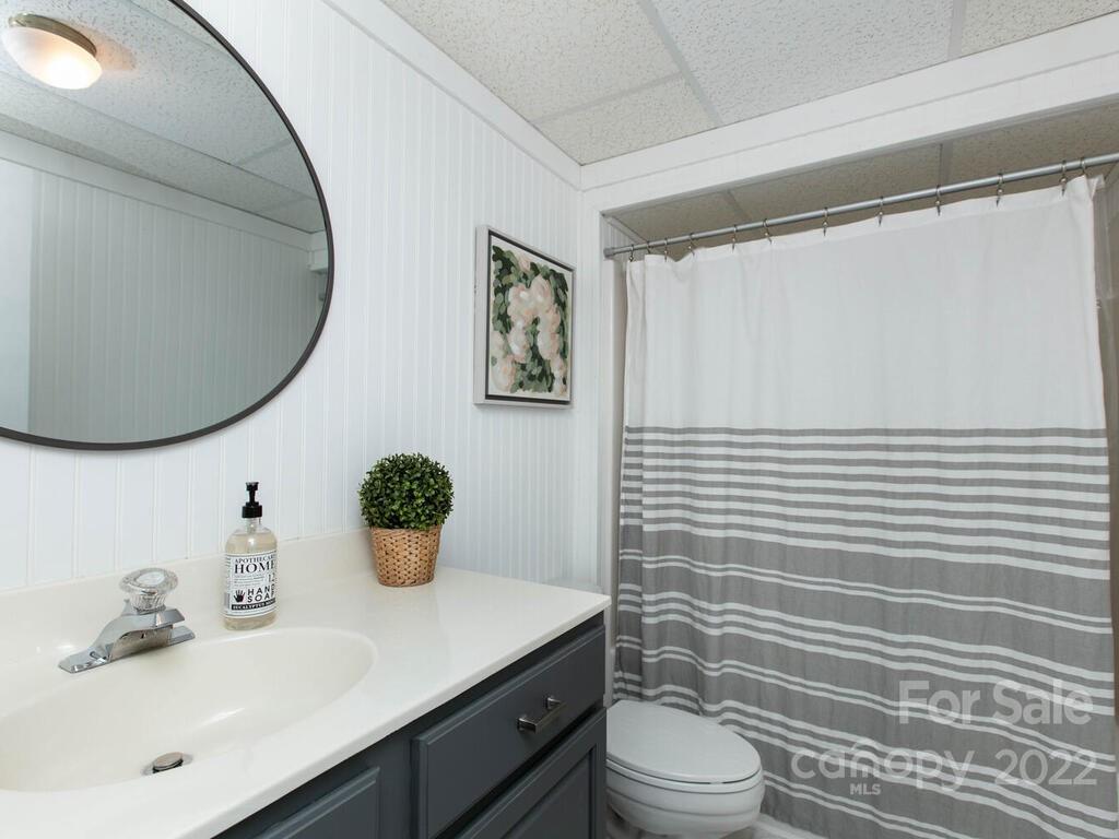 15 Devonshire Drive Candler, NC 28715 - Photo 35 of 43 a bathroom with a sink vanity mirror and toilet