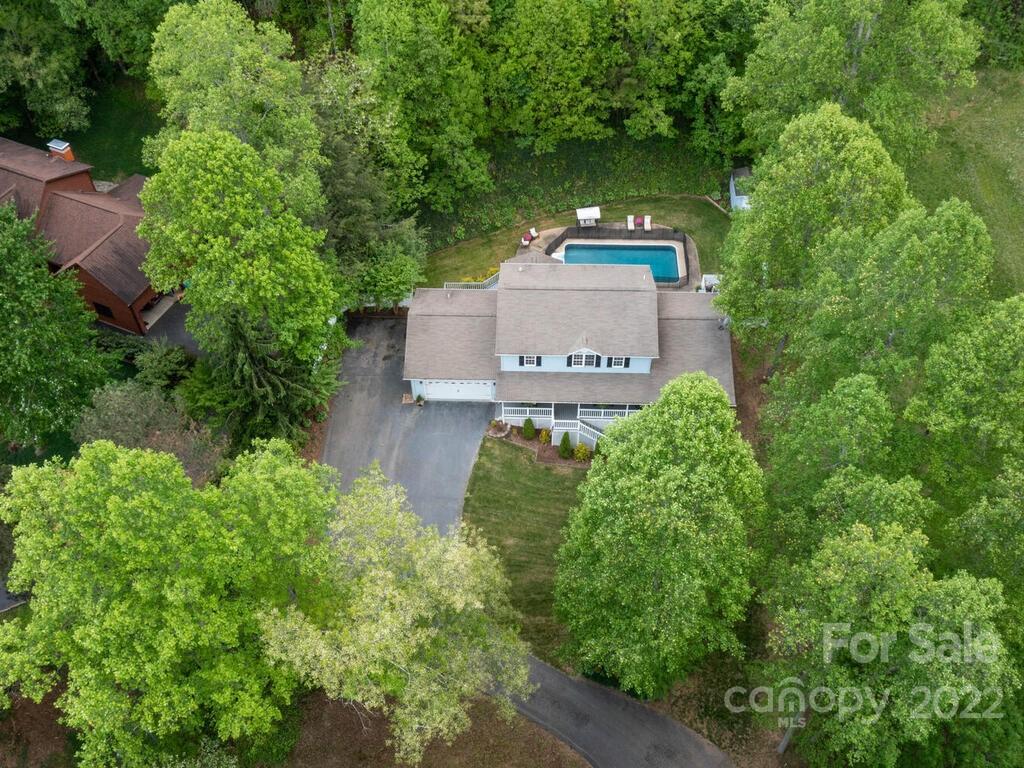 15 Devonshire Drive Candler, NC 28715 - Photo 38 of 43 an aerial view of a house with a yard