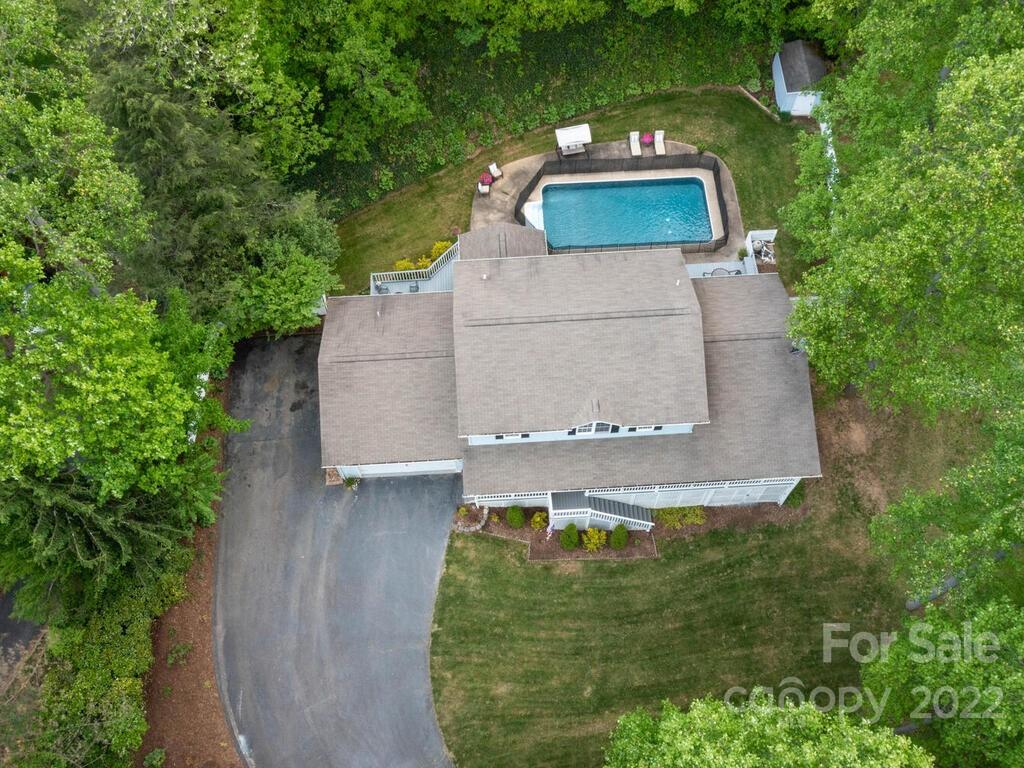 15 Devonshire Drive Candler, NC 28715 - Photo 5 of 43 an aerial view of a house