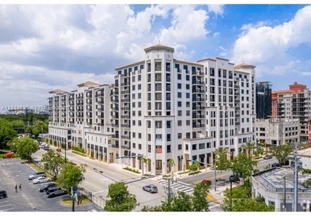 a front view of a building