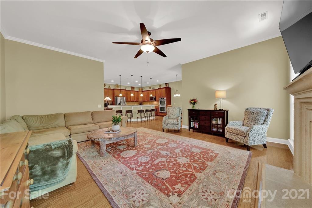 392 Windell Drive Fort Mill, SC 29708 - Photo 16 of 40 a living room with furniture and a fireplace