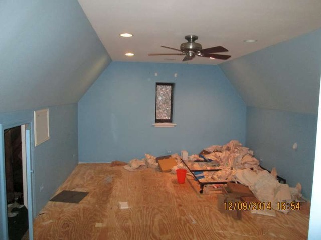 315 Selborne Road Riverside, IL 60546 - Photo 15 of 22 a bedroom with a bed and a chandelier