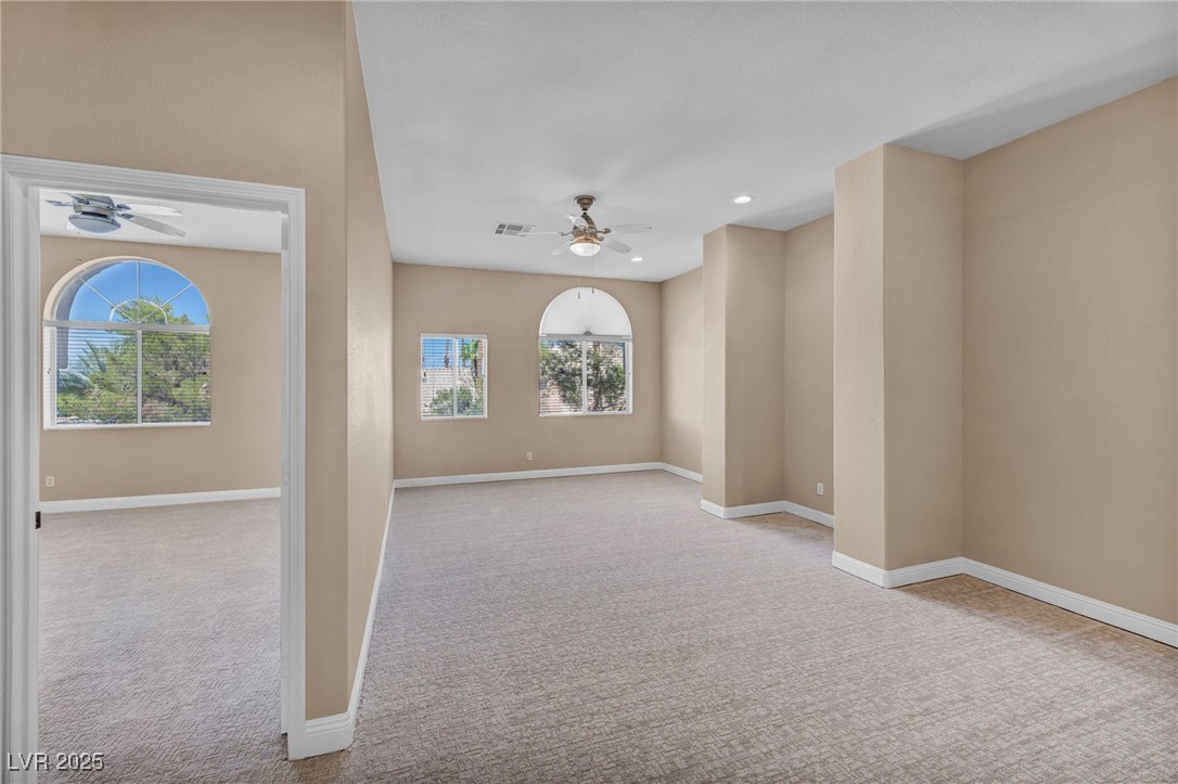 2107 Eaglepath Circle Henderson, NV 89074 - Photo 14 of 84 Large loft, with fan/light and plenty of space, could be easily enclosed into a 5th bedroom
