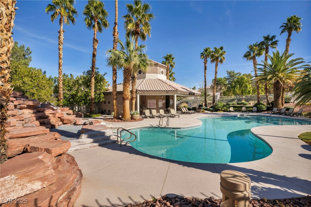 2107 Eaglepath Circle Henderson, NV 89074 - Photo 21 of 84 Community pool featuring a patio