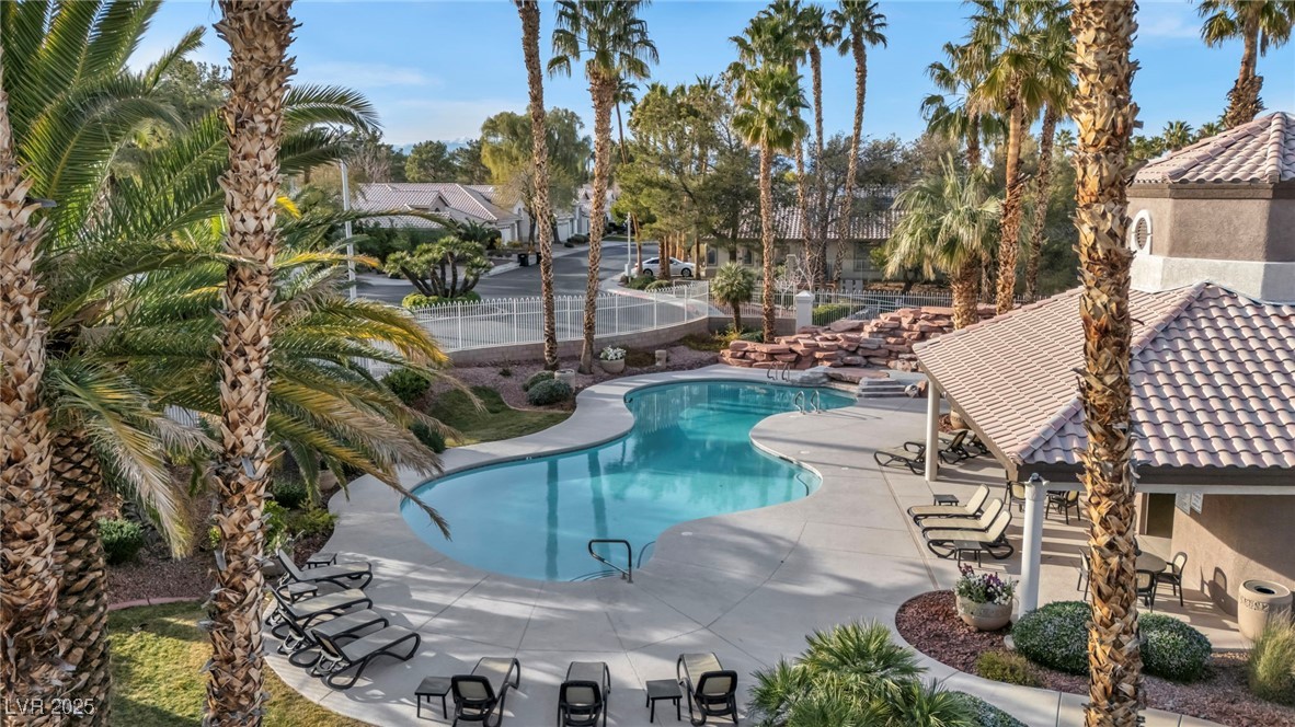 2107 Eaglepath Circle Henderson, NV 89074 - Photo 24 of 84 Community pool featuring a patio