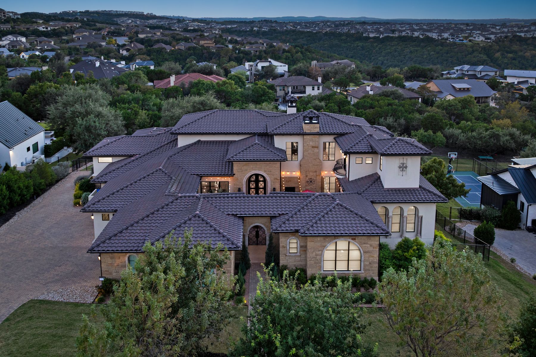 496 Primo Fiore Terrace Austin, TX 78738 - Photo 4 of 40 View of property location with nearby suburban area