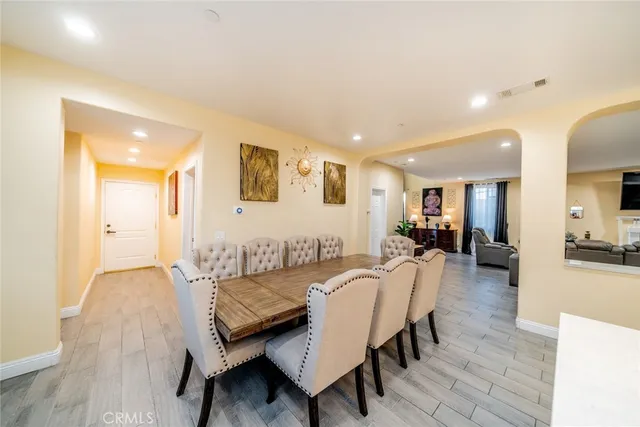 a bed room with a bed and a couch