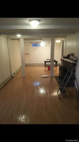 a room with gym equipment