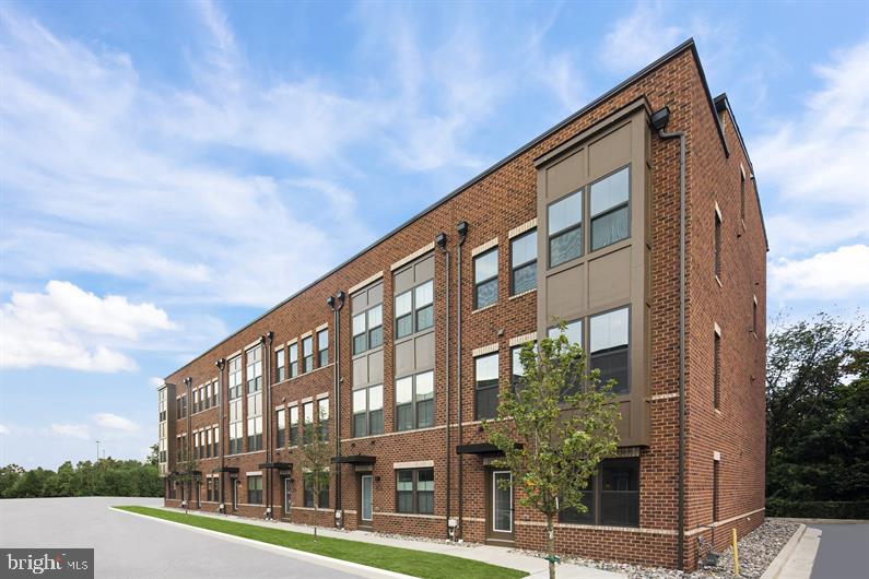 a front view of a building