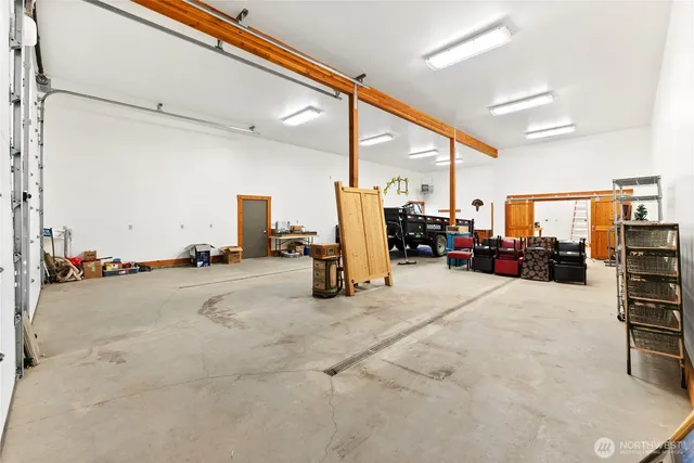 a view of car garage