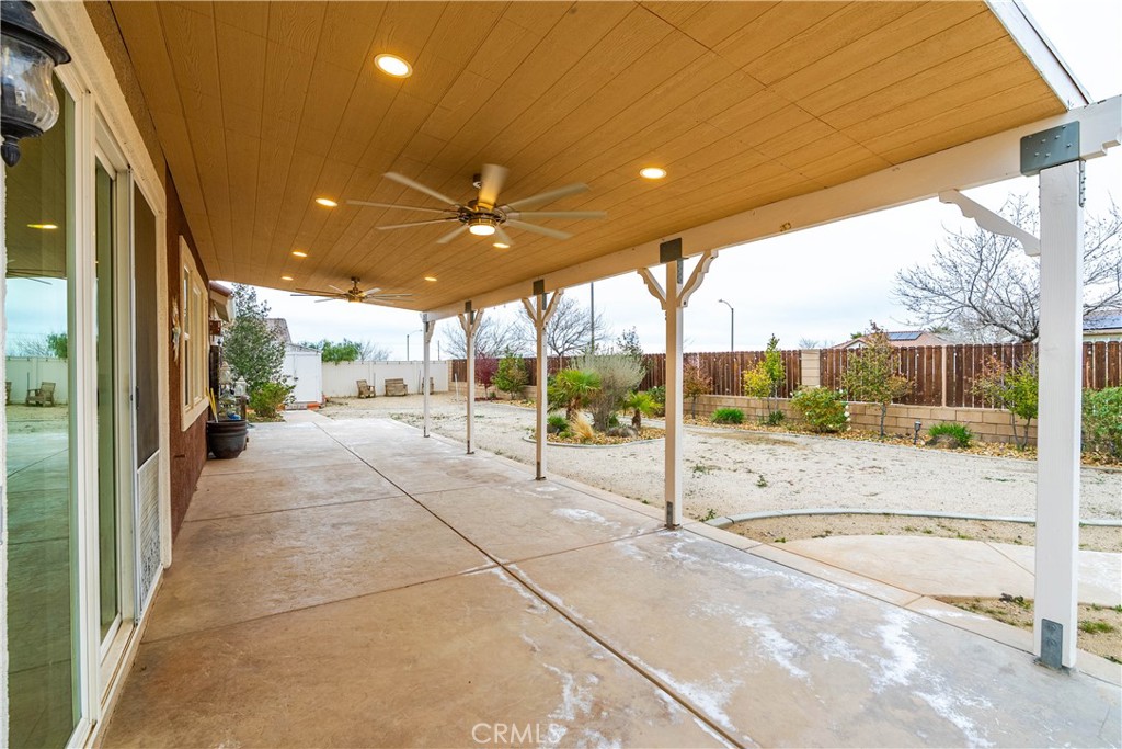 41908 Sonoma Road Palmdale, CA 93551 - Photo 51 of 75 a view of a porch with a patio