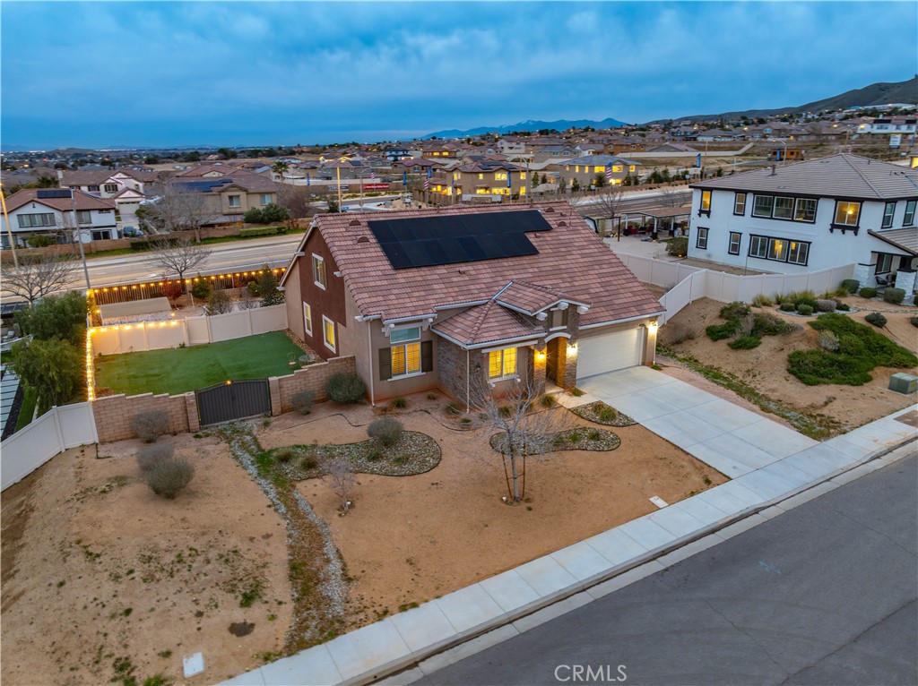 41908 Sonoma Road Palmdale, CA 93551 - Photo 74 of 75 an aerial view of a house with a ocean view