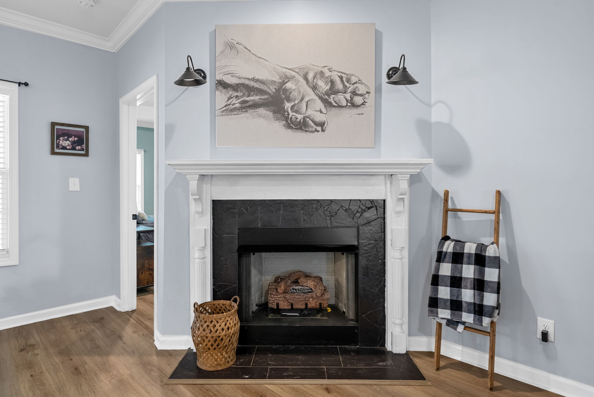 1663 Southside Road Southside, TN 37171 - Photo 11 of 59 a living room with furniture and a fireplace