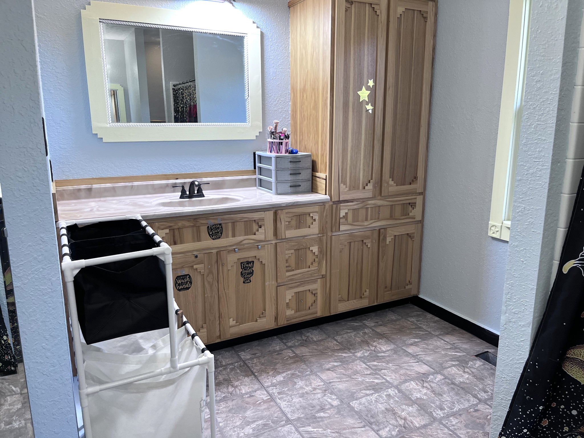 12466 Highway 108 Altamont, TN 37301 - Photo 21 of 40 a bathroom with a sink a toilet and mirror