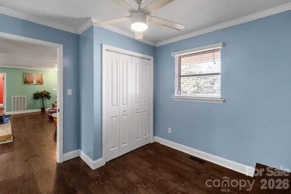a view of livingroom with hardwood floor and window