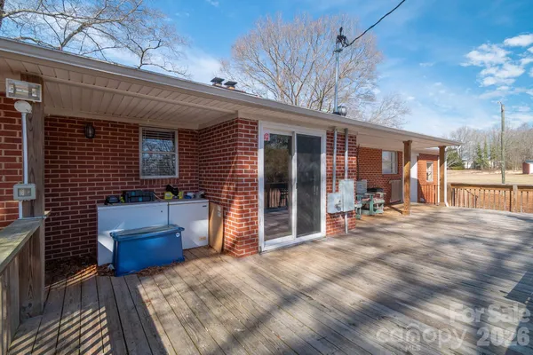 a view of balcony and deck
