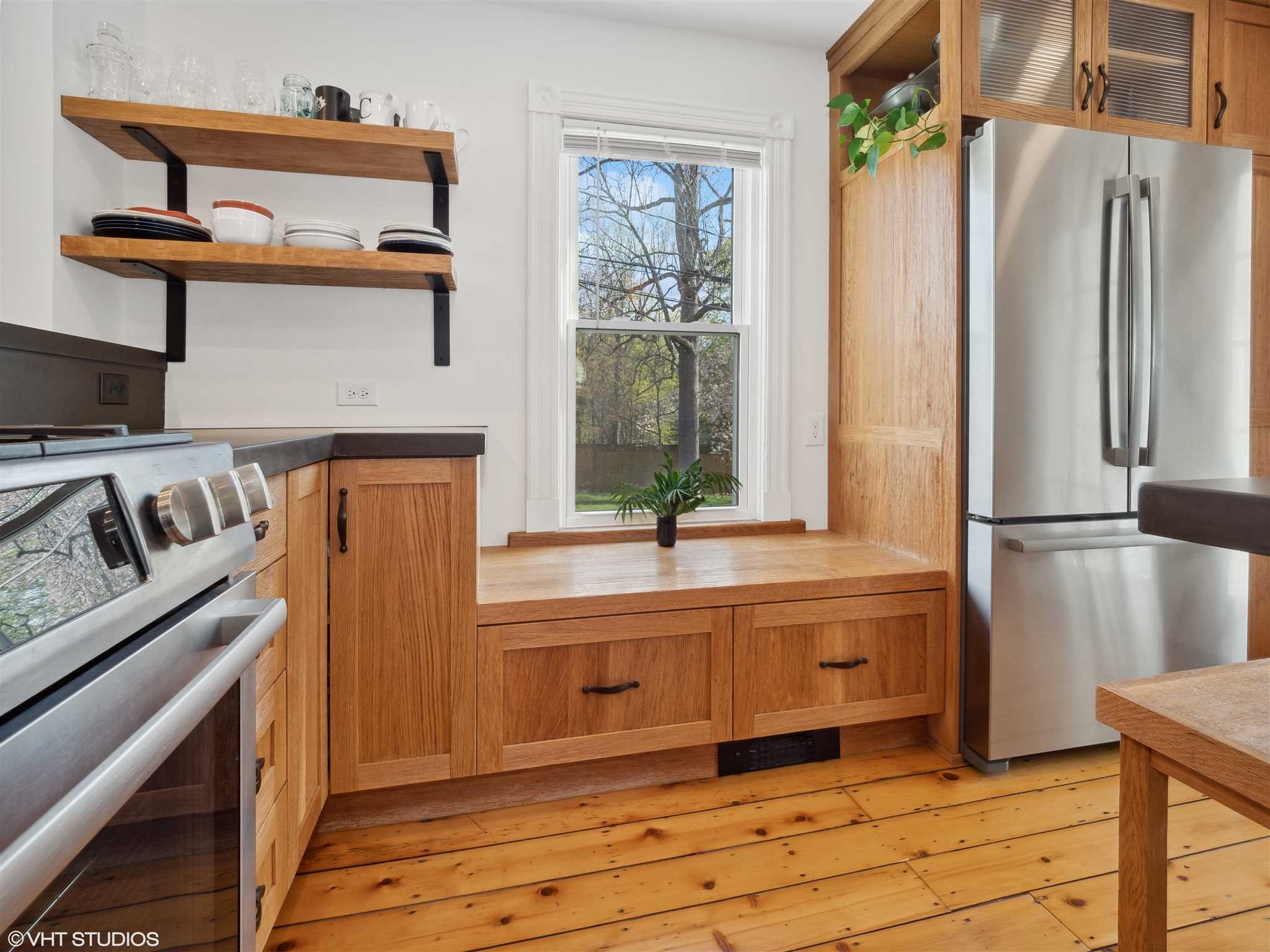20 John Street Beacon, NY 12508 - Photo 15 of 36 a kitchen with stainless steel appliances granite countertop a refrigerator and a sink