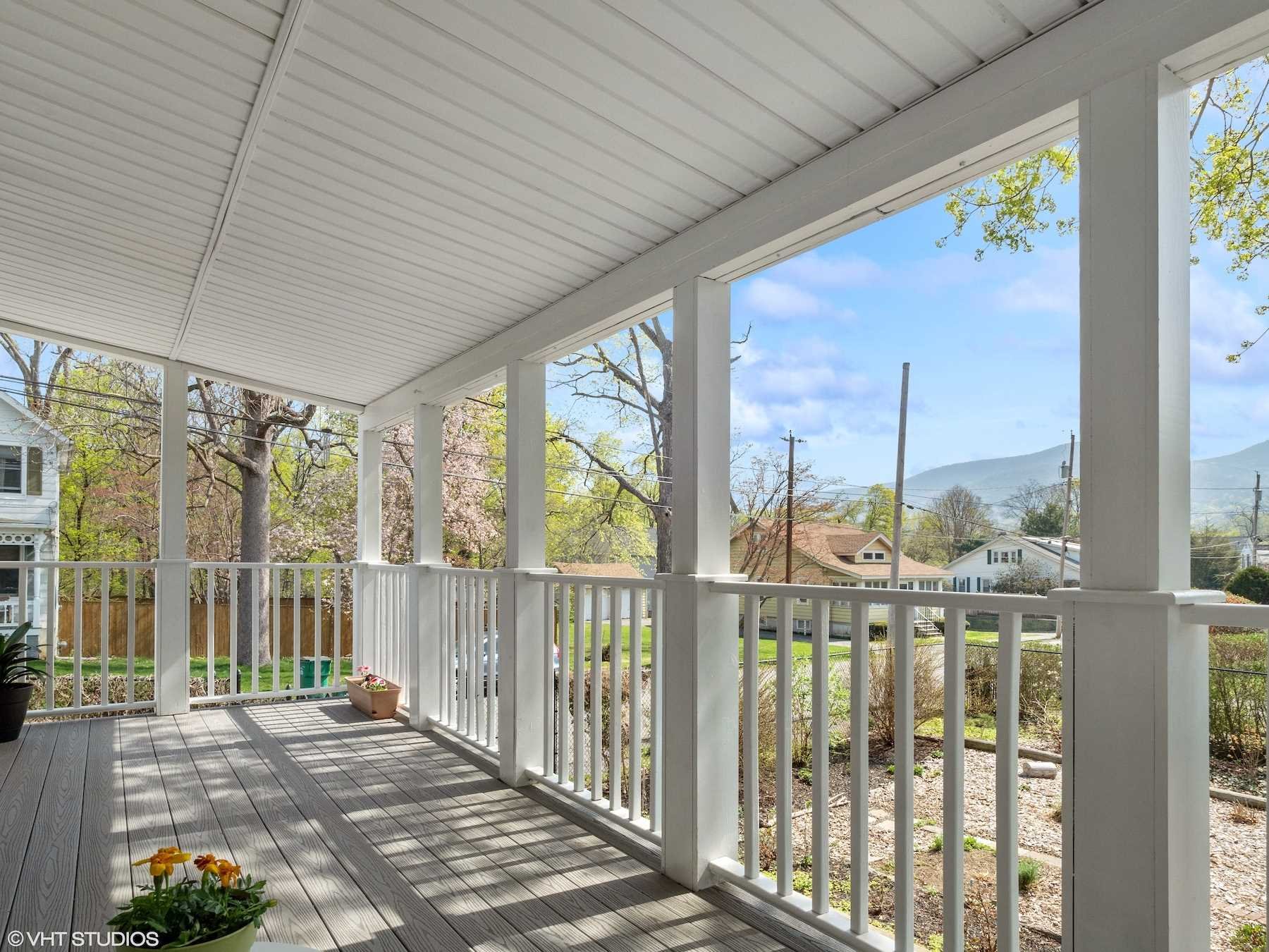 20 John Street Beacon, NY 12508 - Photo 29 of 36 a view of a porch with a floor to ceiling window