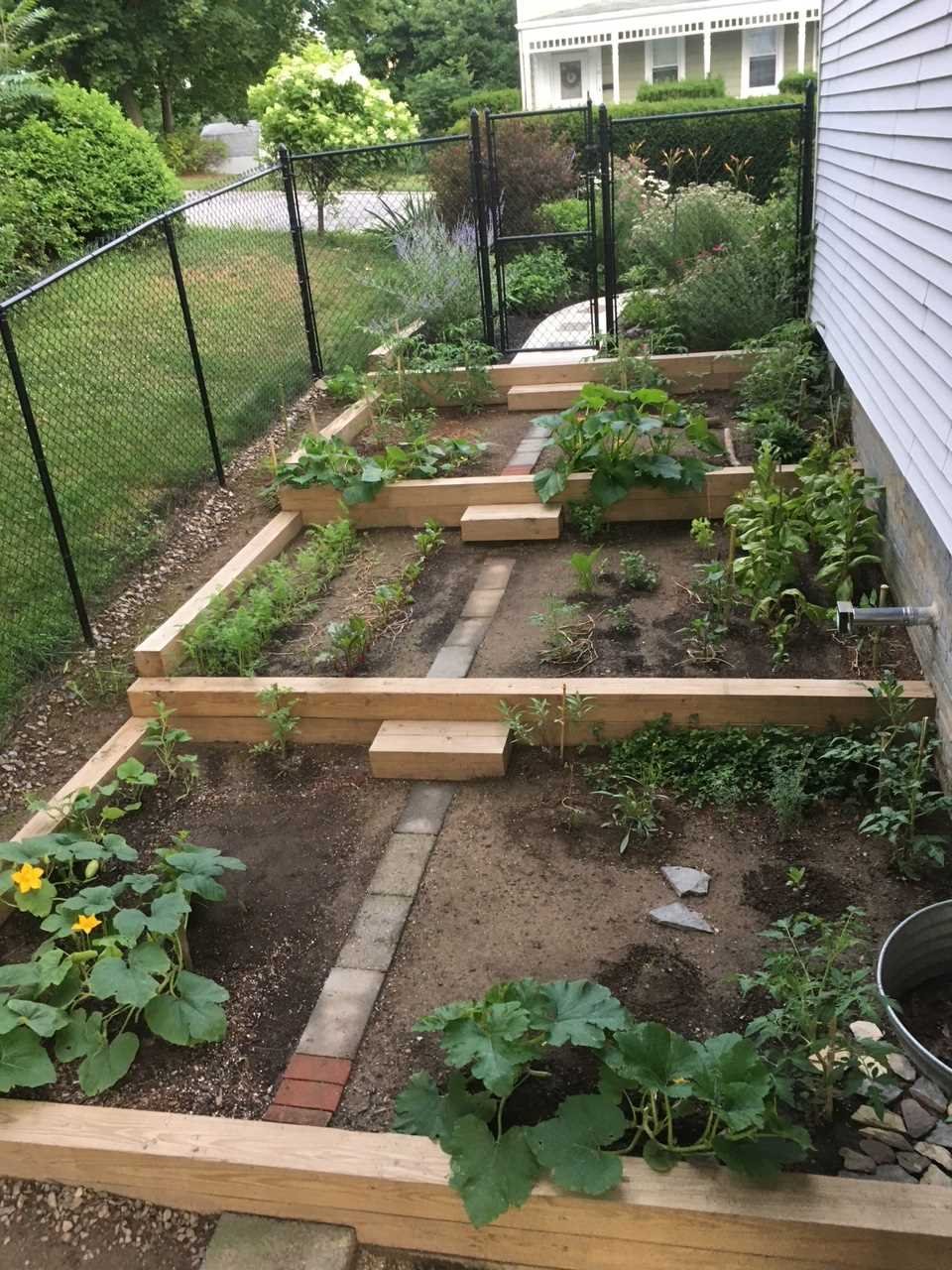 20 John Street Beacon, NY 12508 - Photo 32 of 36 a view of a backyard with plants