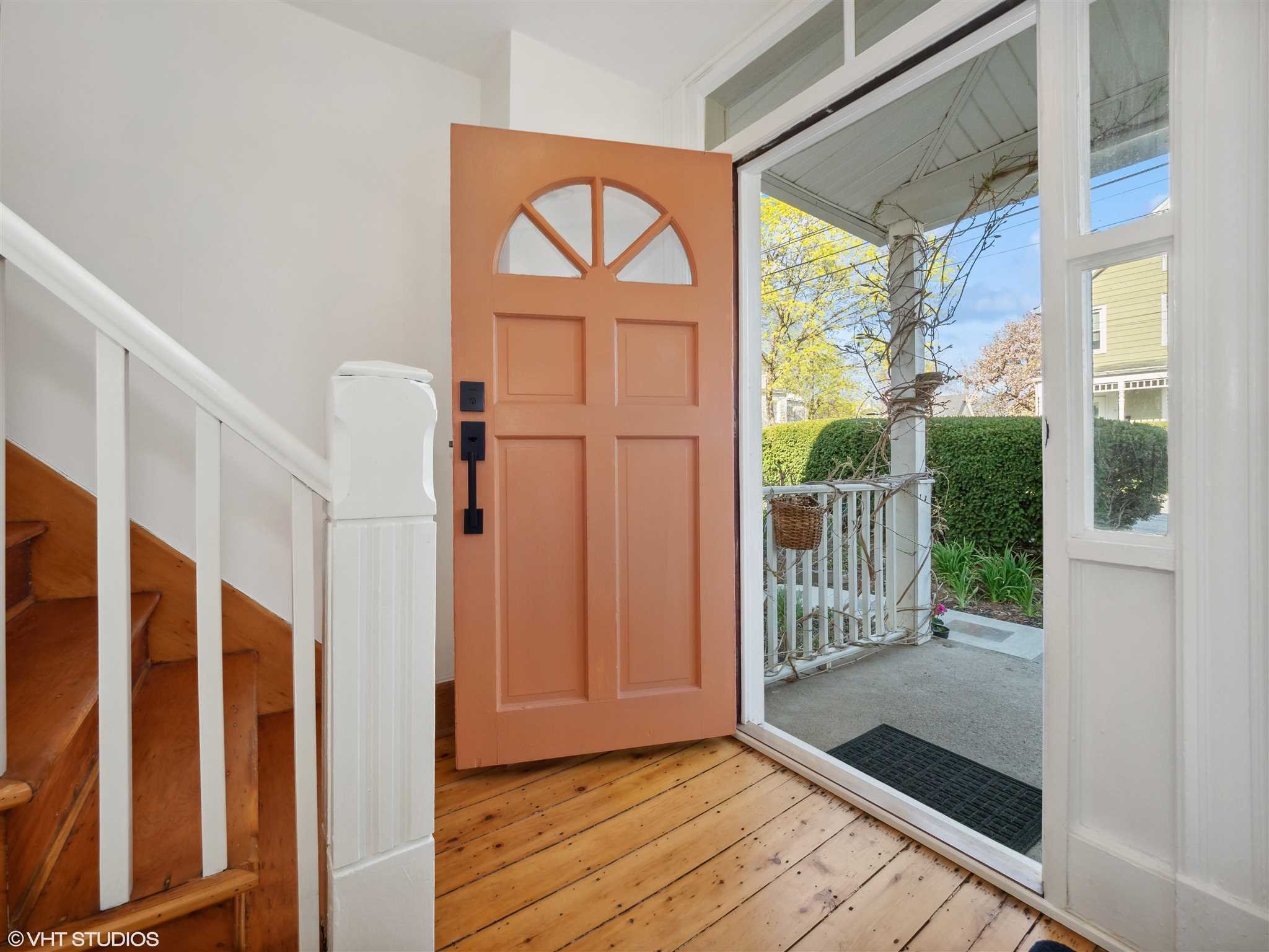 20 John Street Beacon, NY 12508 - Photo 5 of 36 a view of an entryway with wooden floor and door