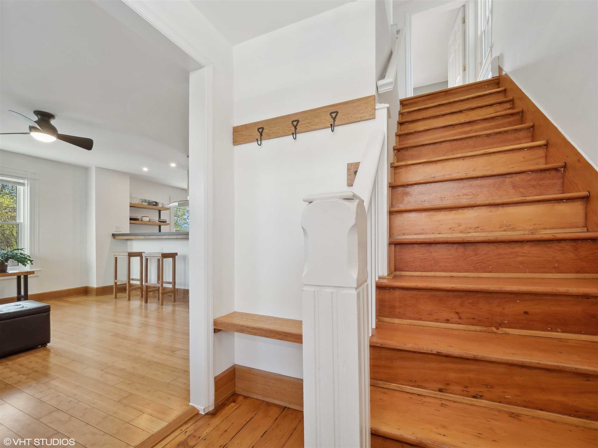 20 John Street Beacon, NY 12508 - Photo 6 of 36 a view of entryway and hall with wooden floor