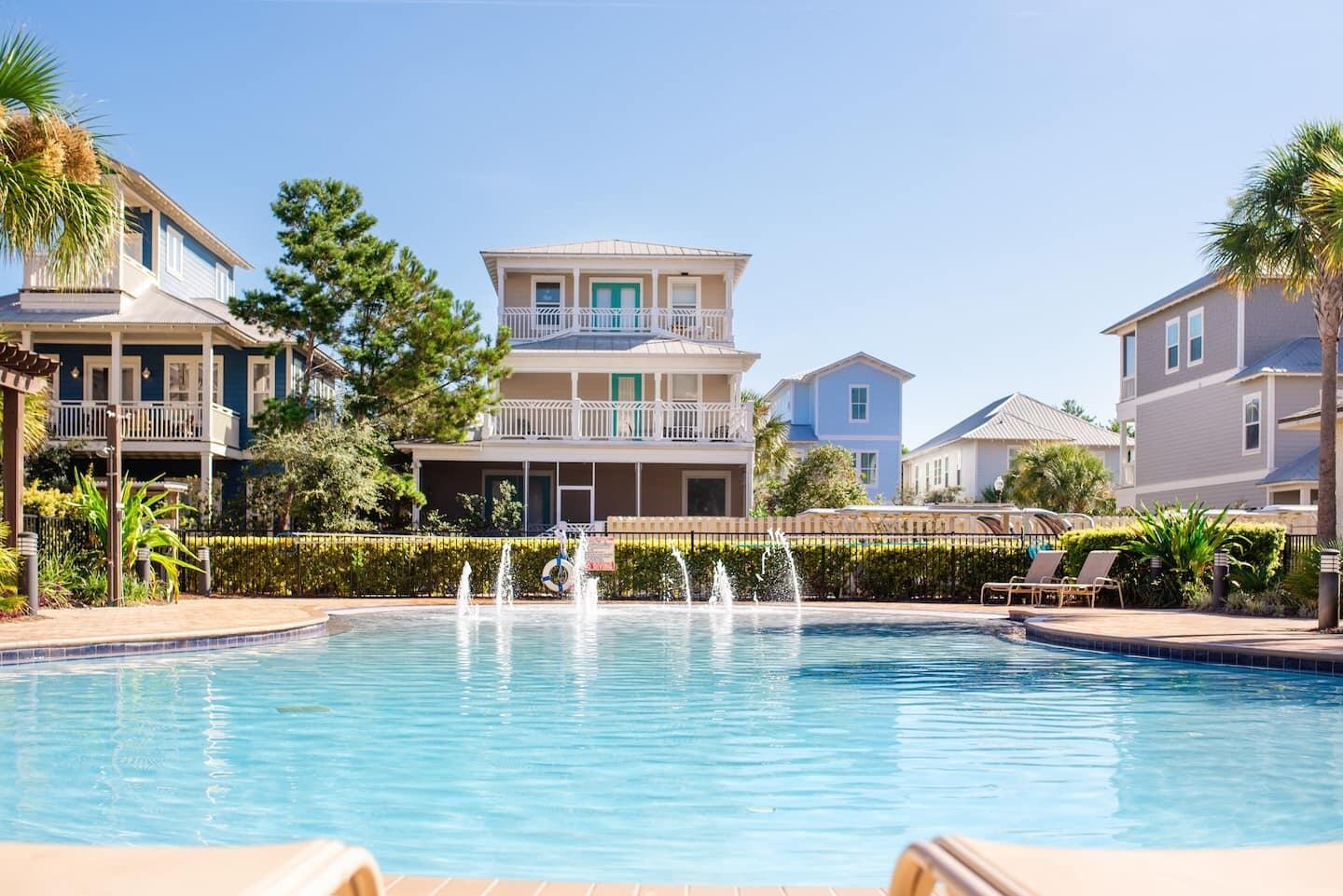 10343 East County Highway 30A, Unit B376 (BUILDING G) Inlet Beach, FL 32413 - Photo 11 of 20 a view of pool with outdoor seating