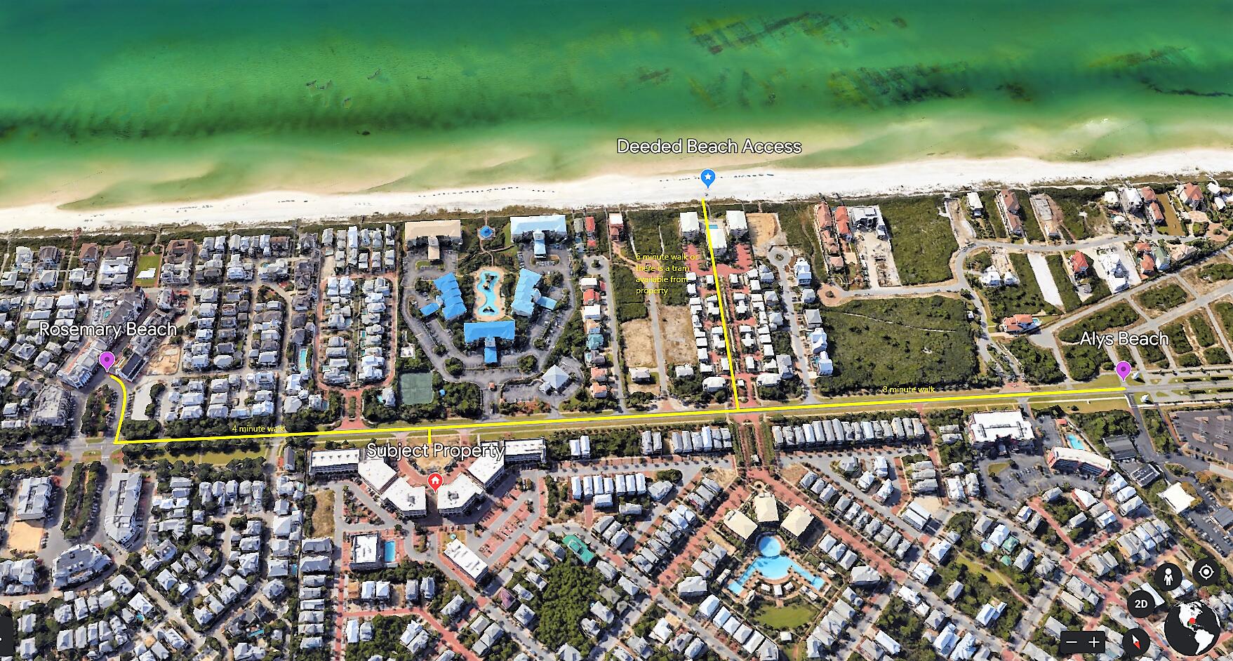 10343 East County Highway 30A, Unit B376 (BUILDING G) Inlet Beach, FL 32413 - Photo 17 of 20 a view of a water with an umbrella