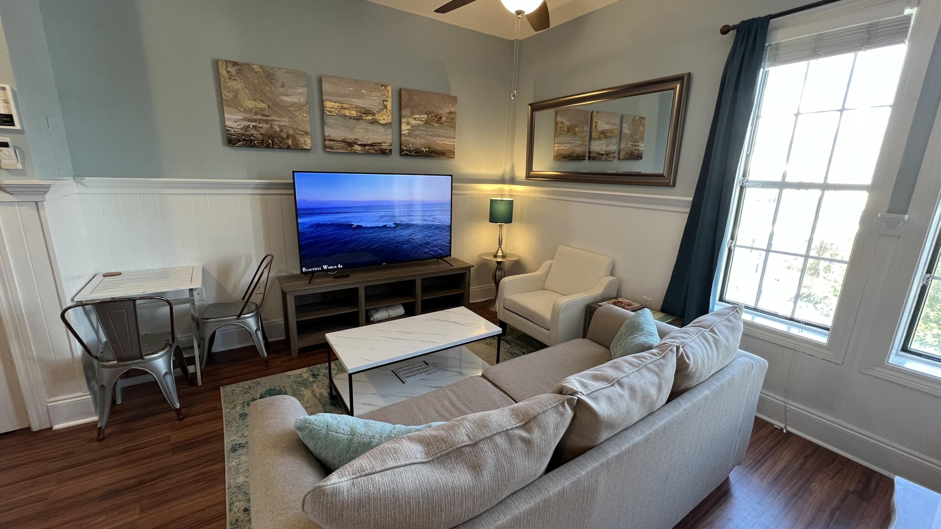 10343 East County Highway 30A, Unit B376 (BUILDING G) Inlet Beach, FL 32413 - Photo 2 of 20 a living room with furniture and a window