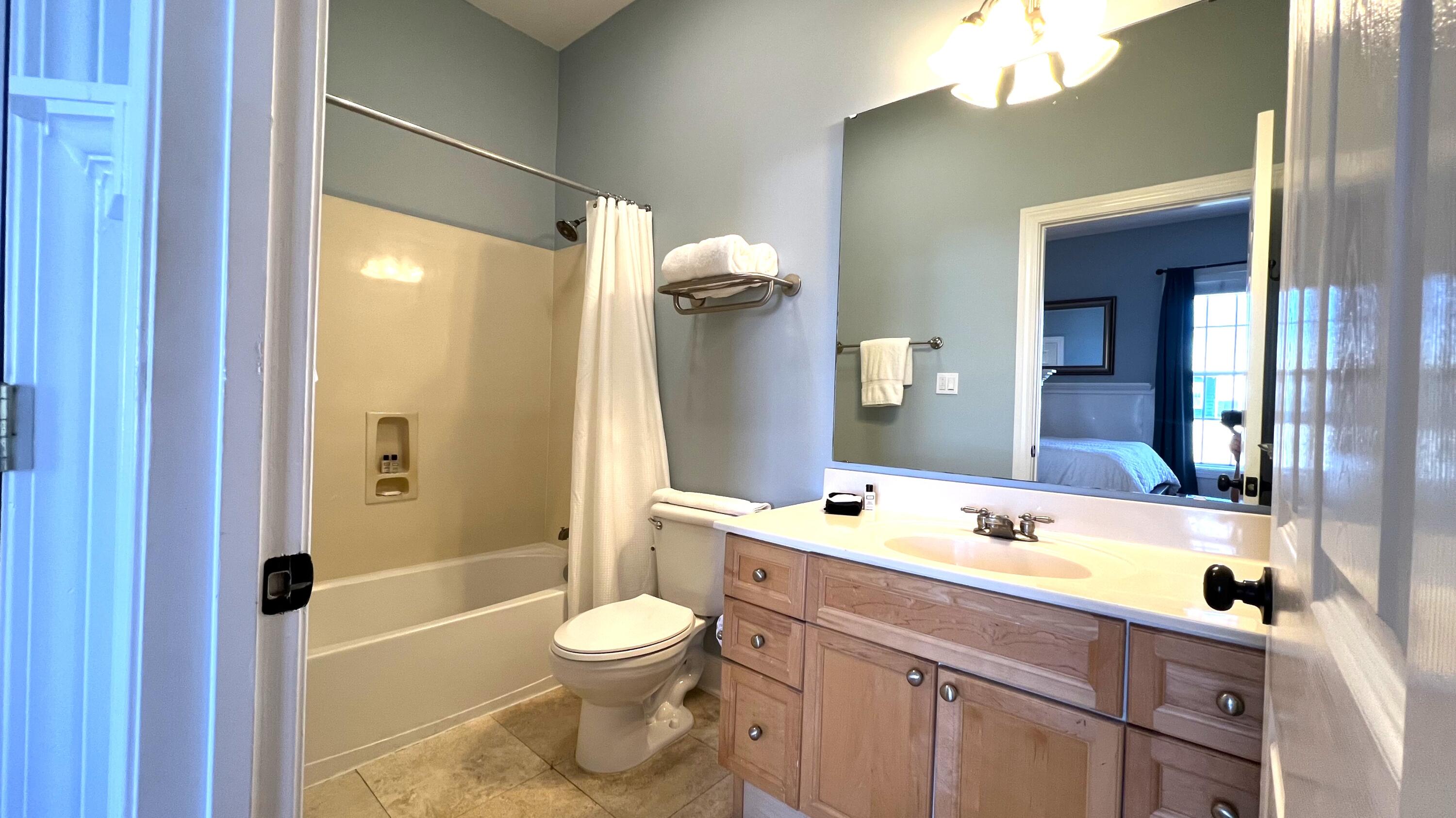 10343 East County Highway 30A, Unit B376 (BUILDING G) Inlet Beach, FL 32413 - Photo 7 of 20 a bathroom with a sink a toilet and shower
