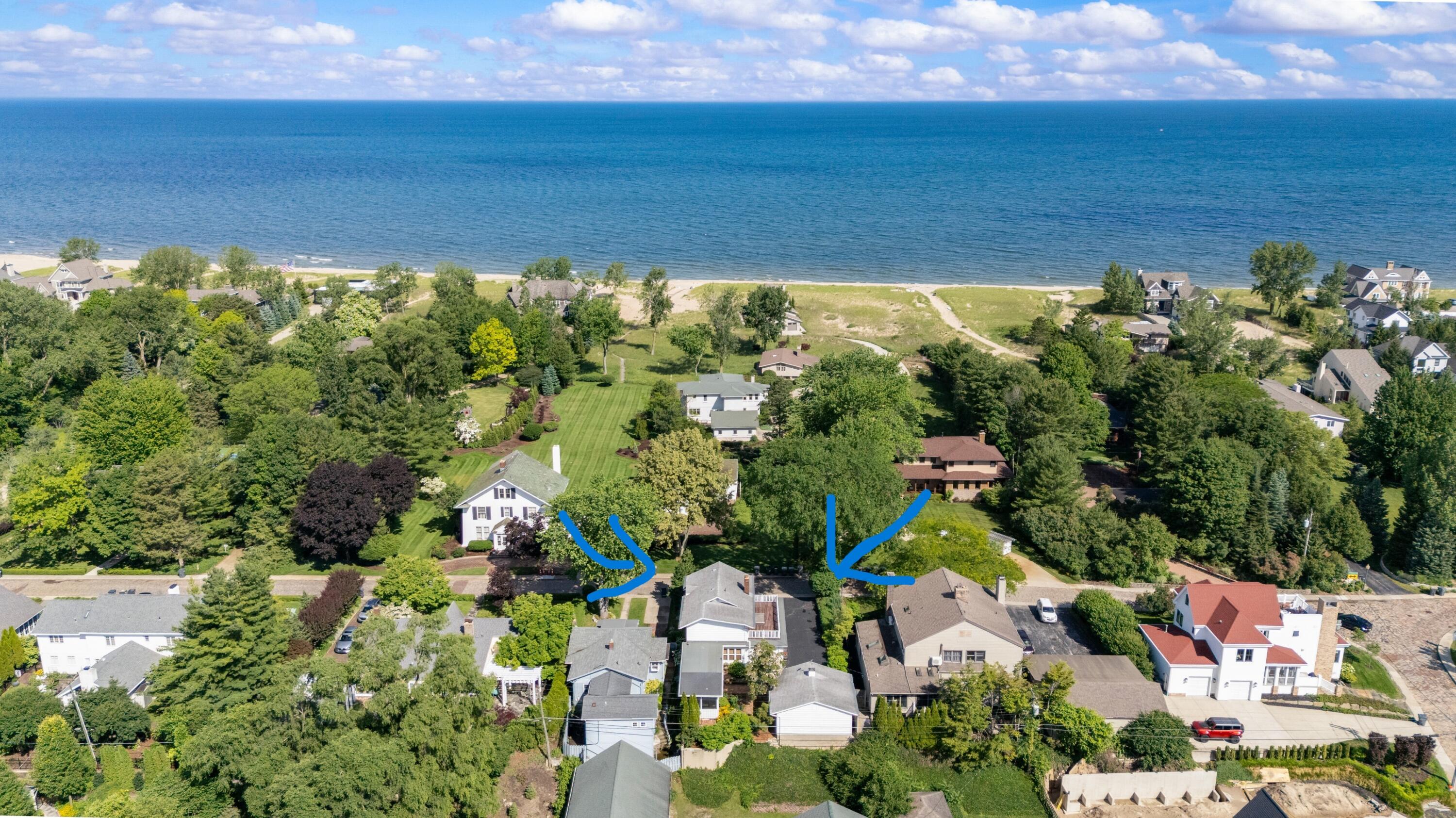 347 Ridgeway Street St. Joseph, MI 49085 - Photo 3 of 44 view of home to lake