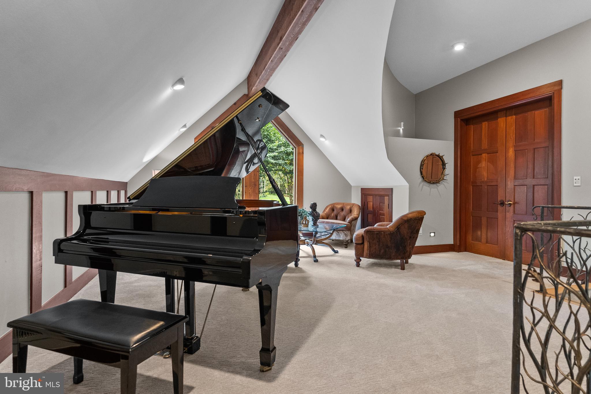 536 Springvale Road Great Falls, VA 22066 - Photo 34 of 139 a living room with furniture a piano and a potted plant