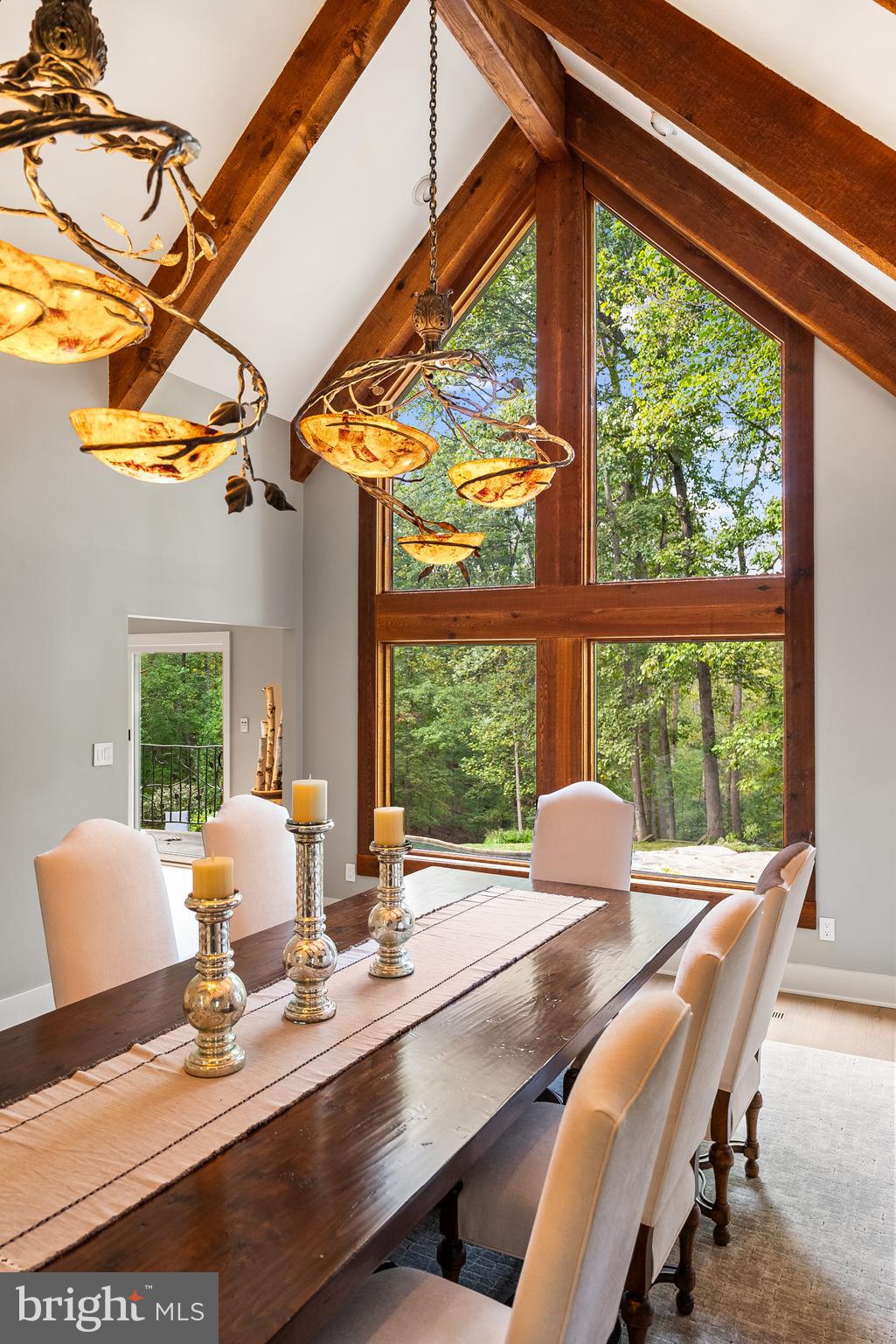536 Springvale Road Great Falls, VA 22066 - Photo 8 of 139 a view of a dining room with furniture window and outside view