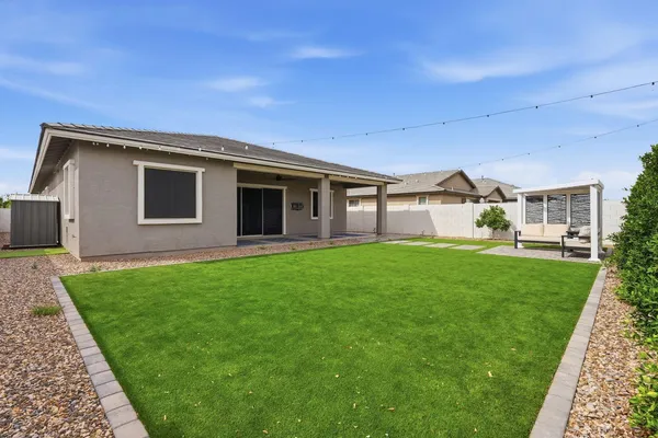 a house view with a sitting space