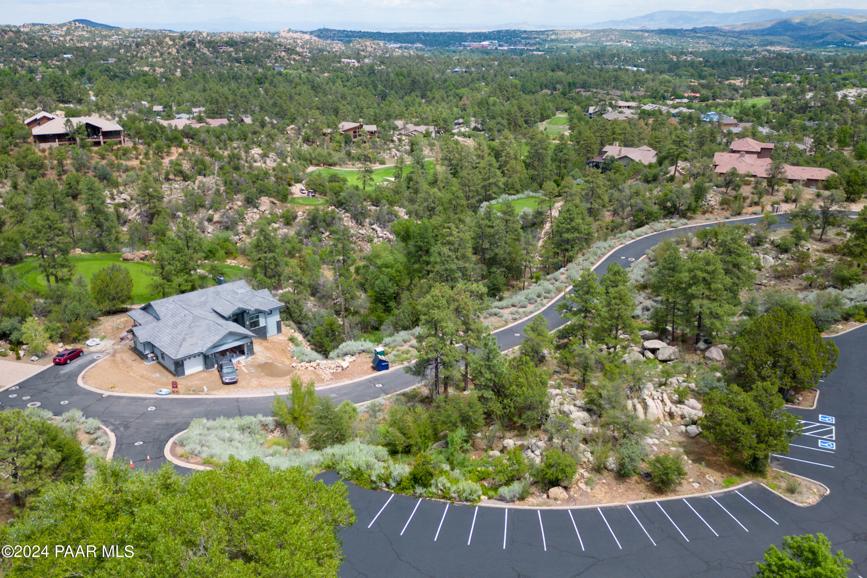 1920 Los Pinons Prescott, AZ 86303 - Photo 21 of 28 an aerial view of residential houses with outdoor space and trees