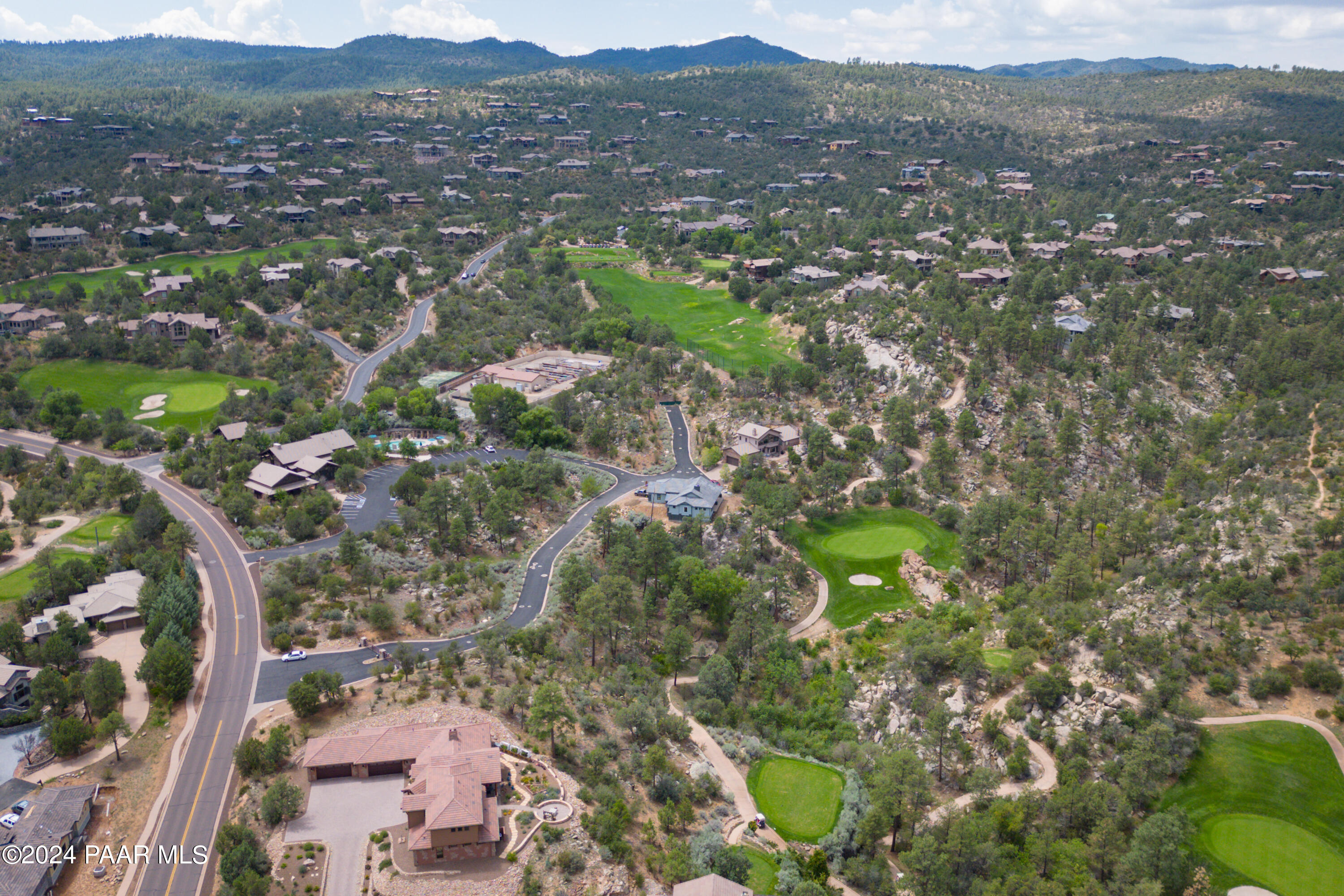 1920 Los Pinons Prescott, AZ 86303 - Photo 22 of 28 an aerial view of residential house with green space