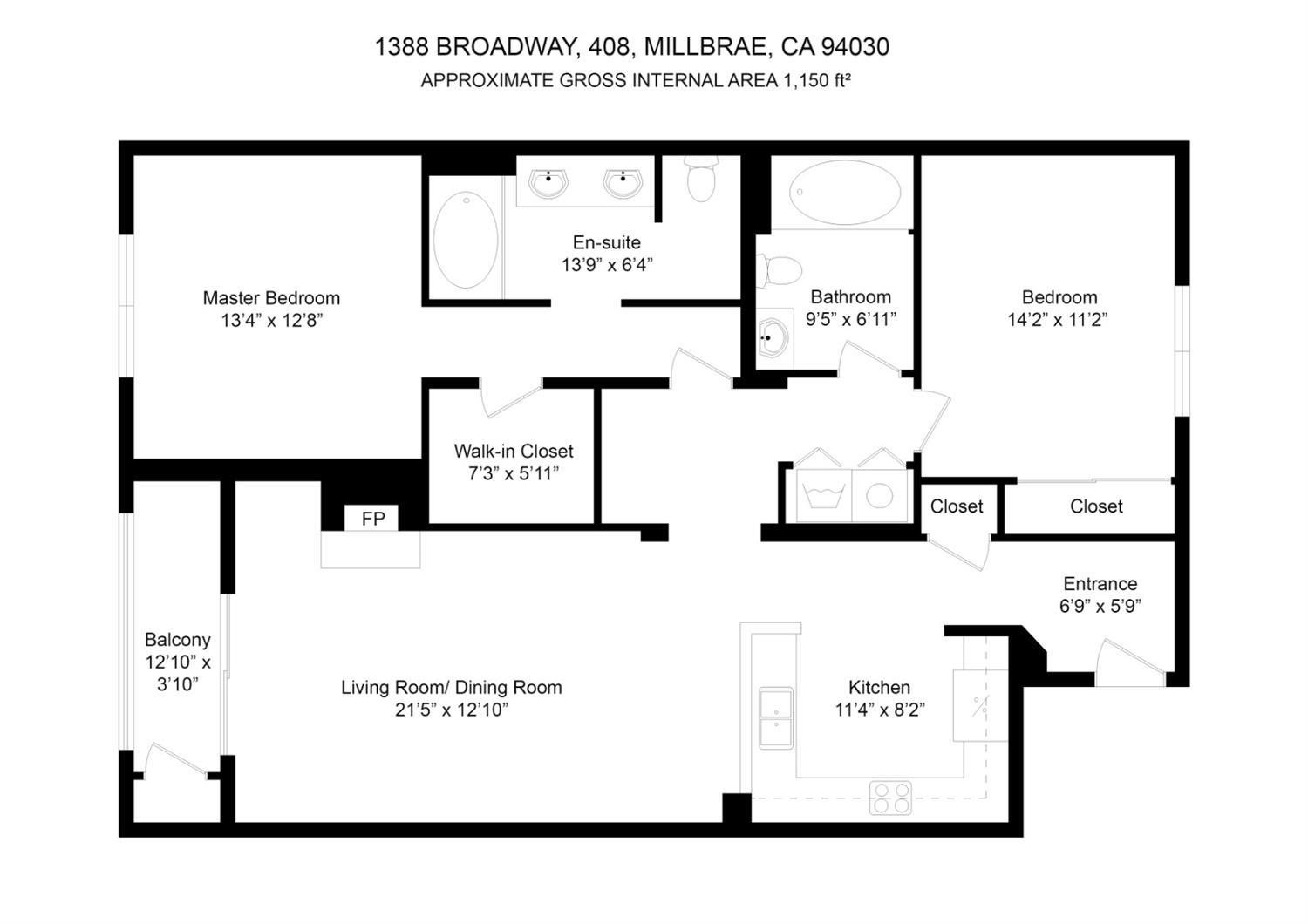 1388 Broadway, Unit 408 Millbrae, CA 94030 - Photo 35 of 35
